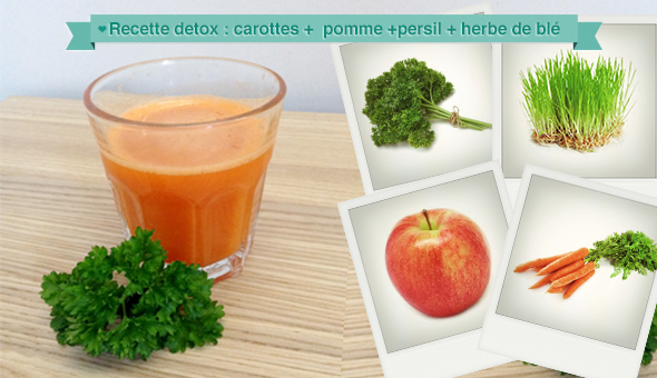 Recettes de cure de jus de légumes détox